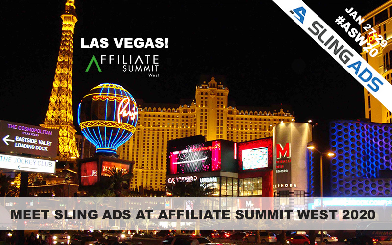Bienvenido Nos vemos Será Affiliate Summit West 2020 – Las Vegas – Sling Ads